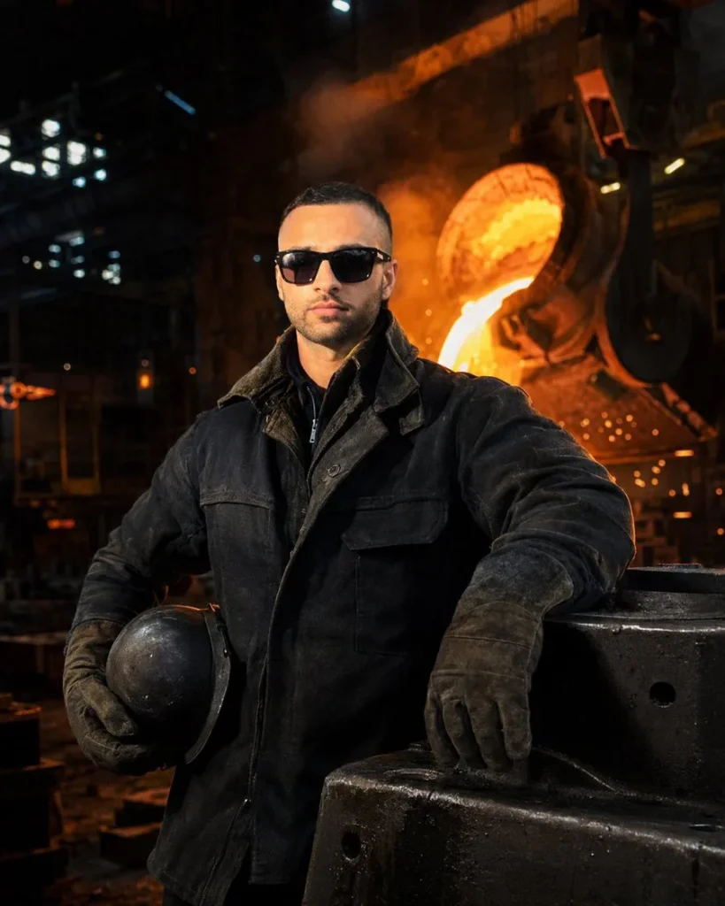 Naman Sood, Director of the Bhawani foundry, on the floor